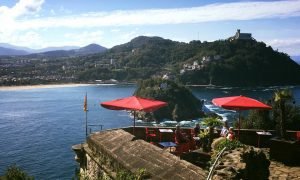 Vistas de Donostia desde el Polboriña